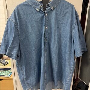 Men's Blue Denim Shirt Levis NWT XXL